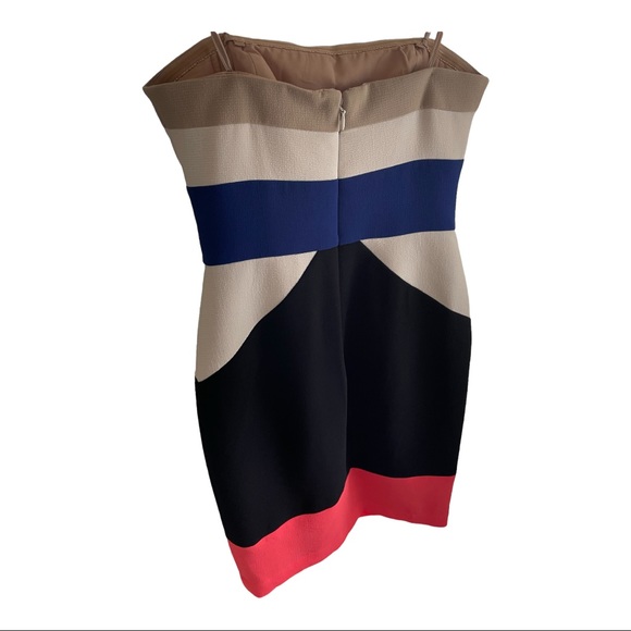 Gorgeous BCBG MaxAzria “black Reese” color block sheath dress. Like new! - Picture 3 of 4
